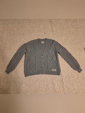 Taylor Swift TTPD Gray Cardigan XS/S Official Merch
